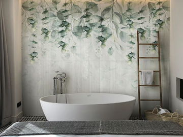 GREEN HOUSE - Wallpaper with floral pattern by N.O.W. Edizioni - view 2